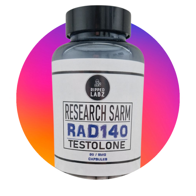 Ripped Labz RAD140 Testolone (90 x 5mg capsules).