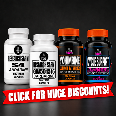 Shred Stack | S4 + GW Cardarine + Yohimbine + Cycle Support