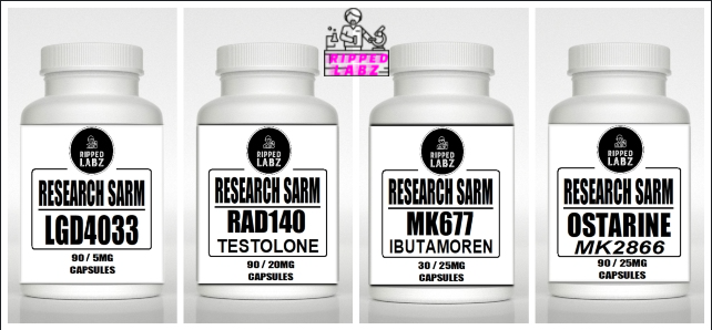 Ripped Labz Advanced Muscle Stack (LGD-4033 / RAD-140 / MK-677 / MK2866).